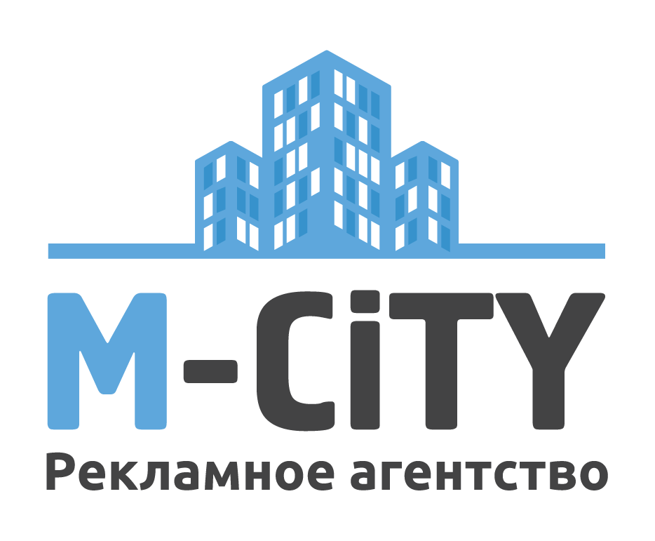 Логотип компании M-city, рекламное агентство